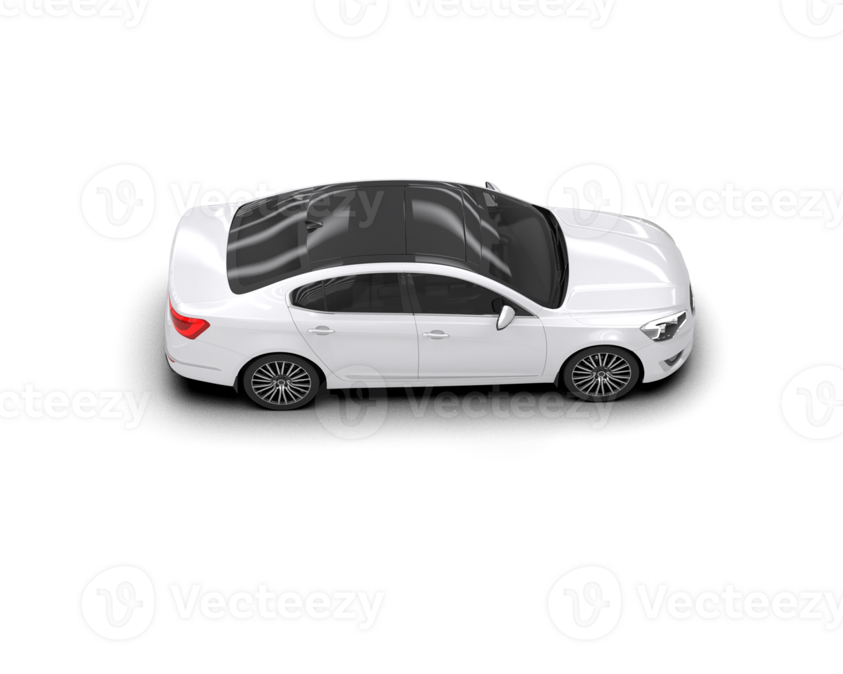 Modern car isolated on background. 3d rendering - illustration png