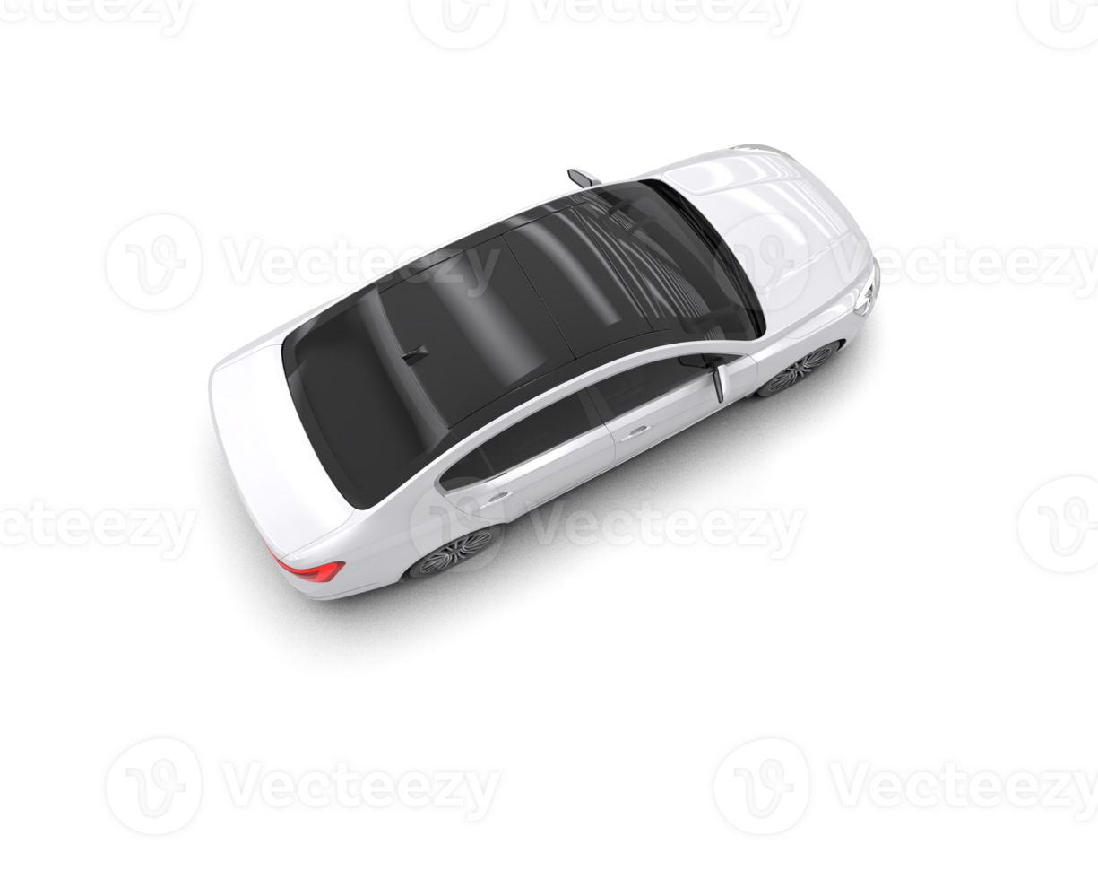 Modern car isolated on background. 3d rendering - illustration png