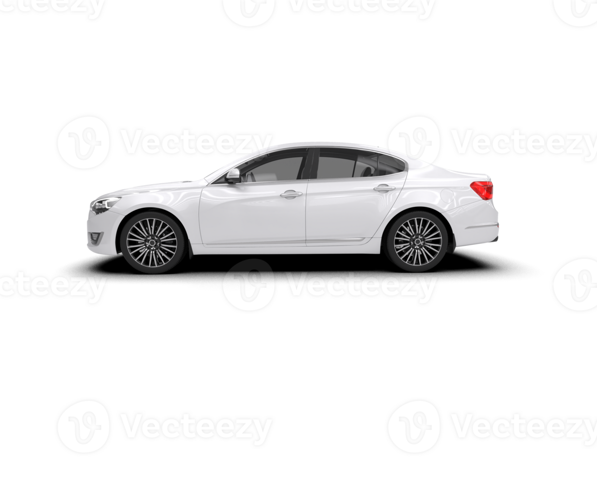 Modern car isolated on background. 3d rendering - illustration png