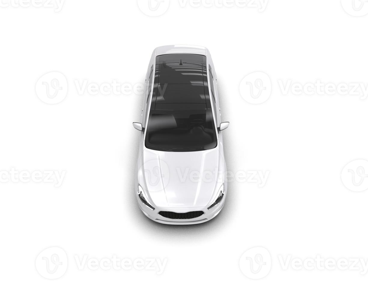 Modern car isolated on background. 3d rendering - illustration png