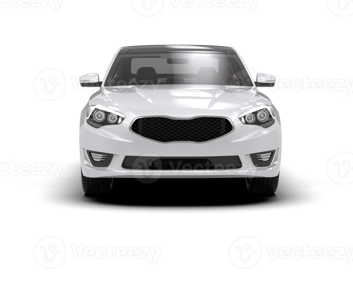 Modern car isolated on background. 3d rendering - illustration png
