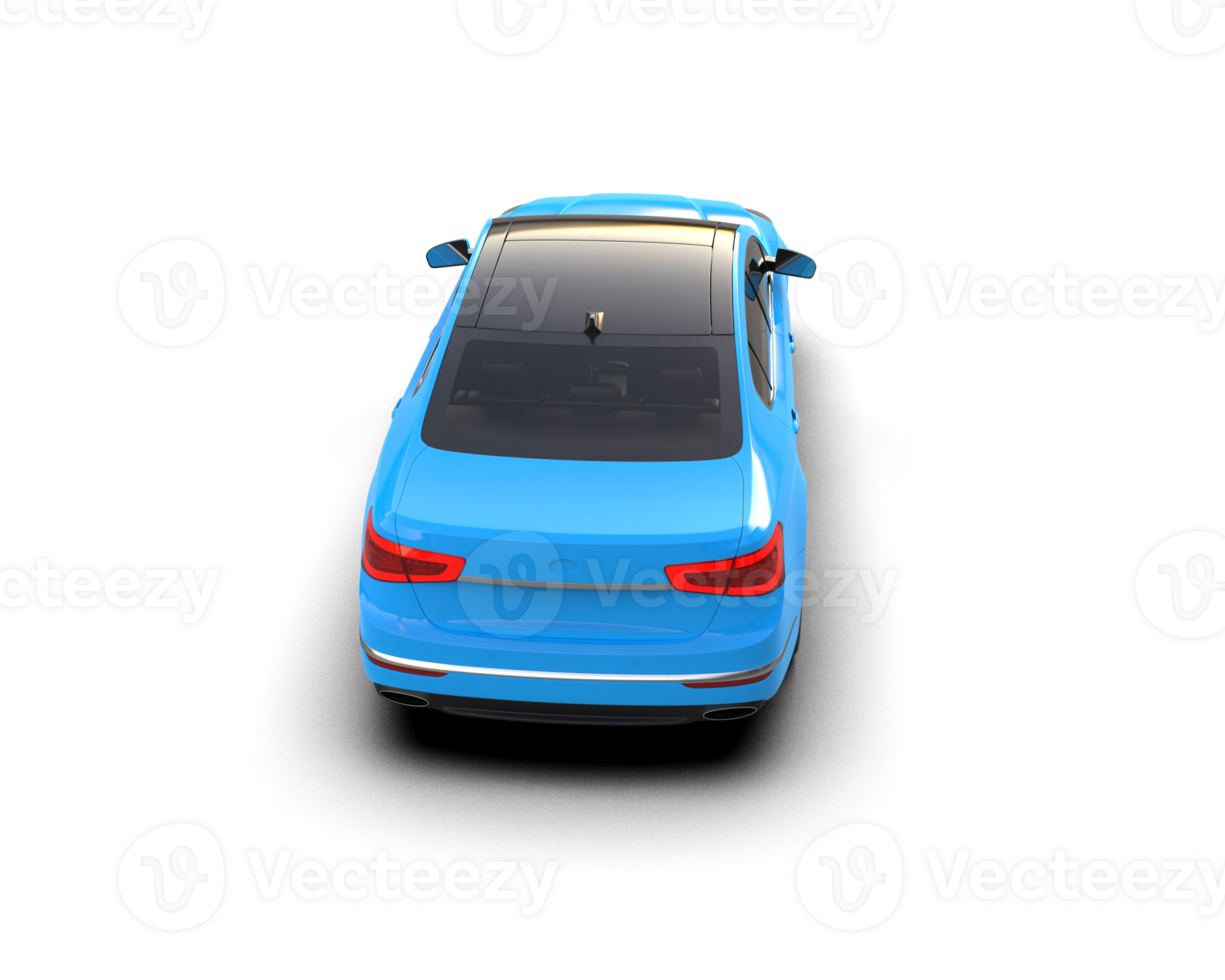 Modern car isolated on background. 3d rendering - illustration png