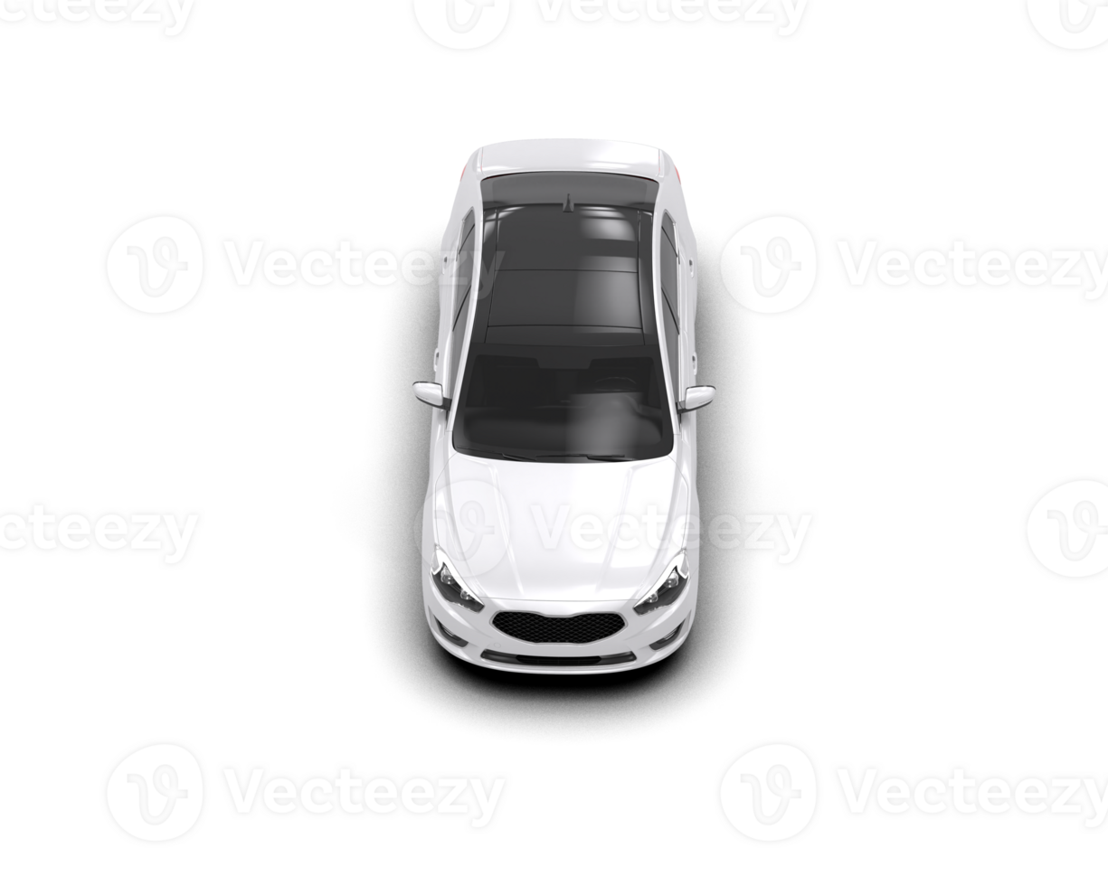 Modern car isolated on background. 3d rendering - illustration png