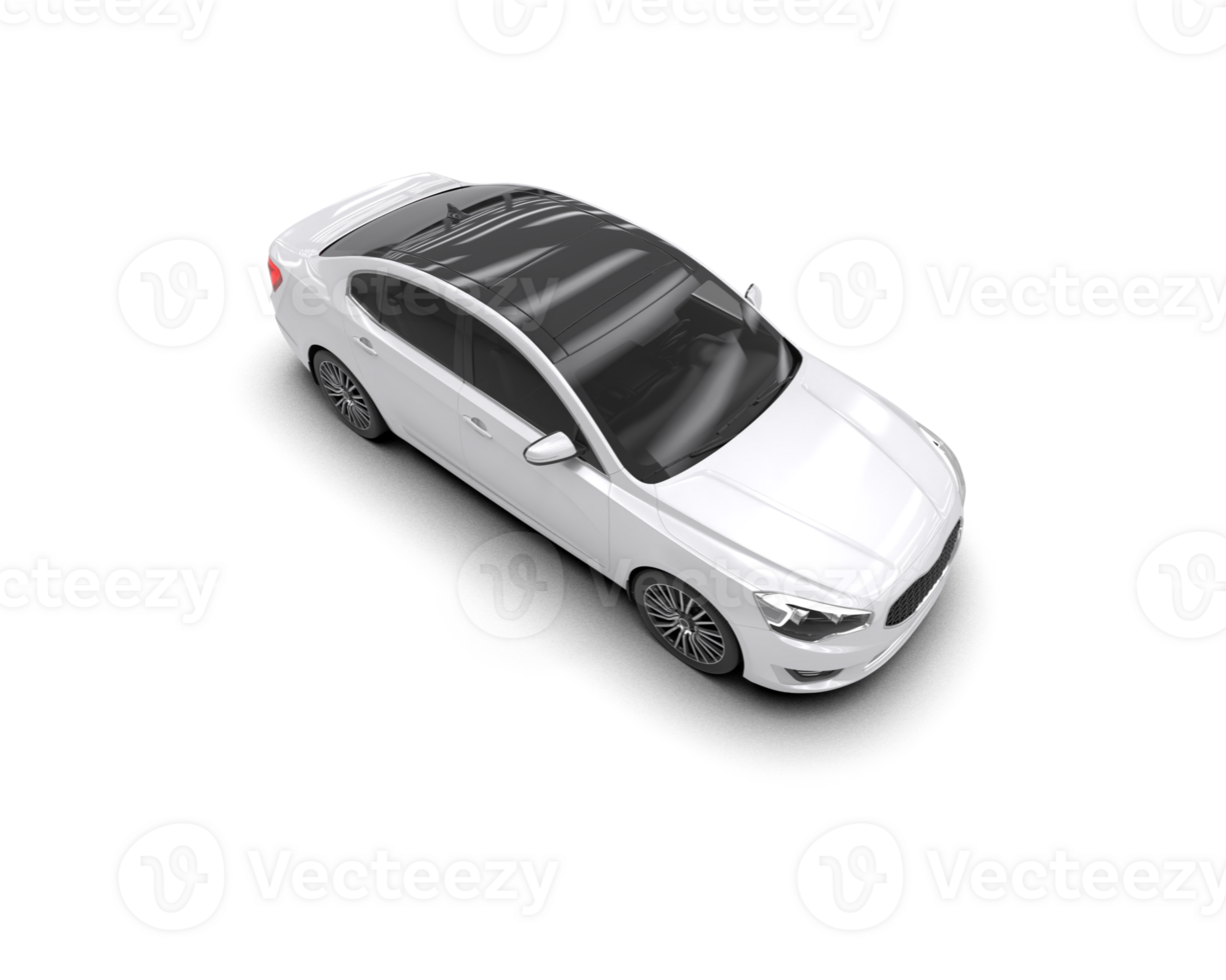 Modern car isolated on background. 3d rendering - illustration png