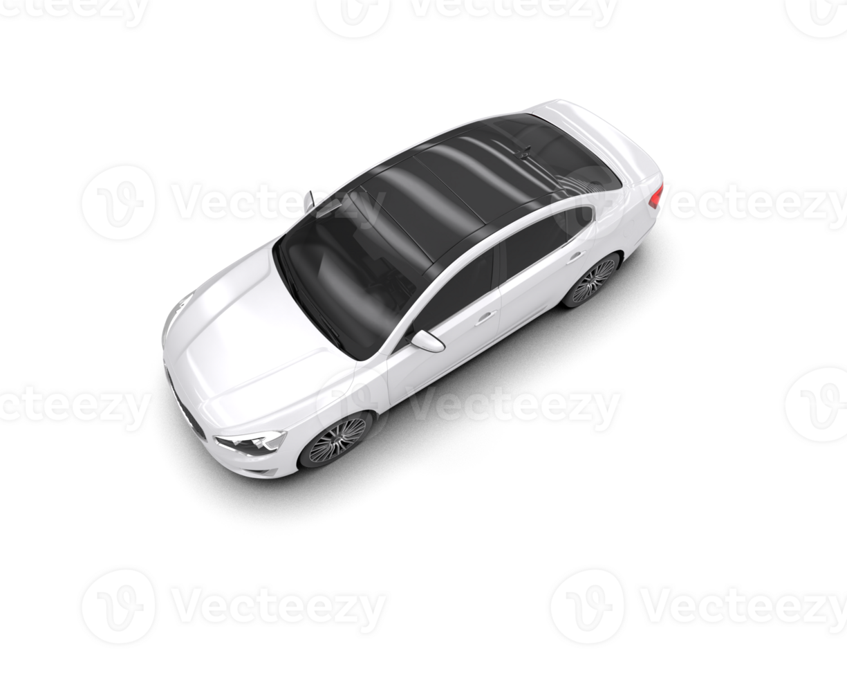 Modern car isolated on background. 3d rendering - illustration png