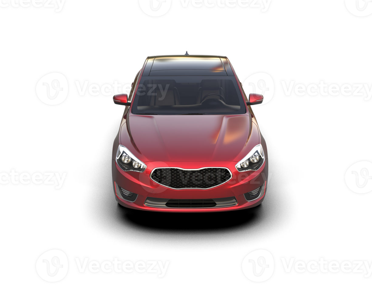 Modern car isolated on background. 3d rendering - illustration png