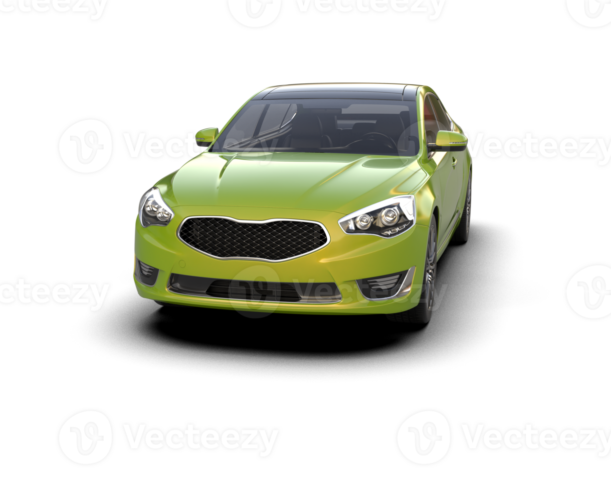 Modern car isolated on background. 3d rendering - illustration png
