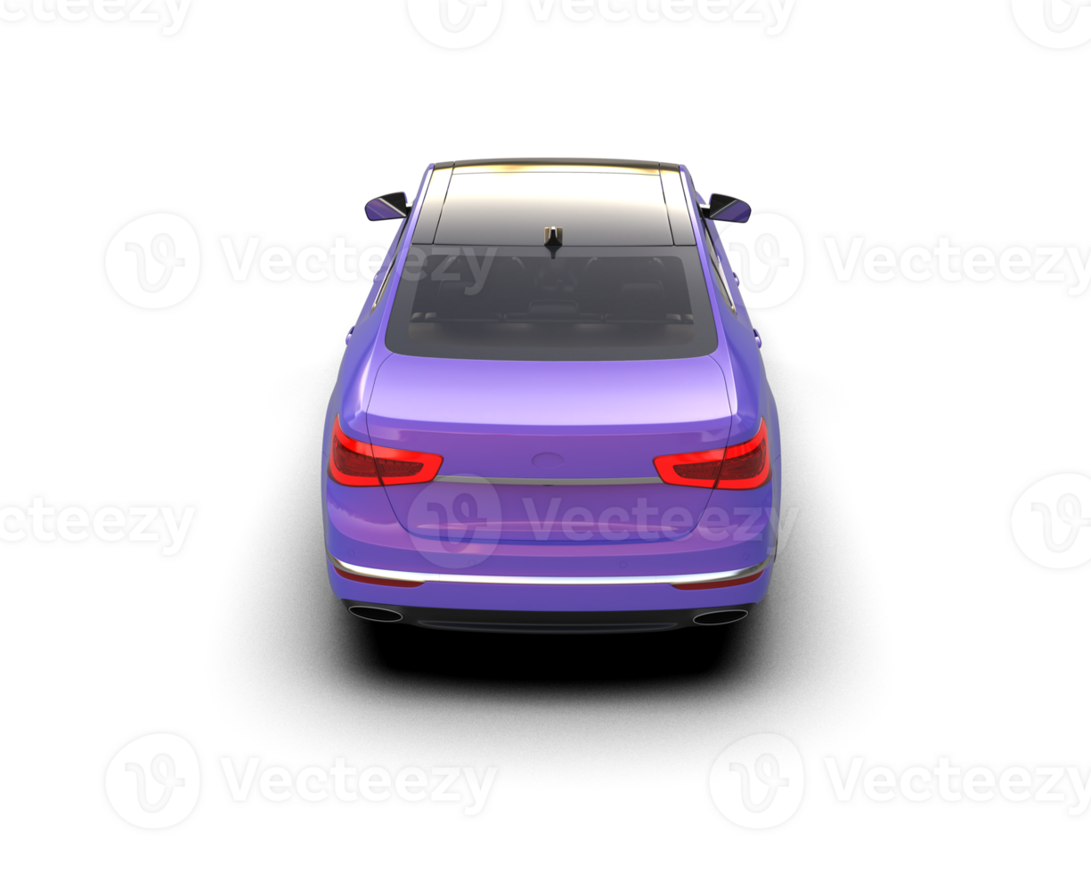Modern car isolated on background. 3d rendering - illustration png