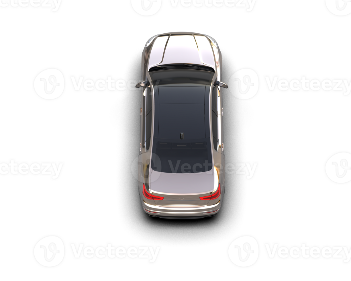 Modern car isolated on background. 3d rendering - illustration png