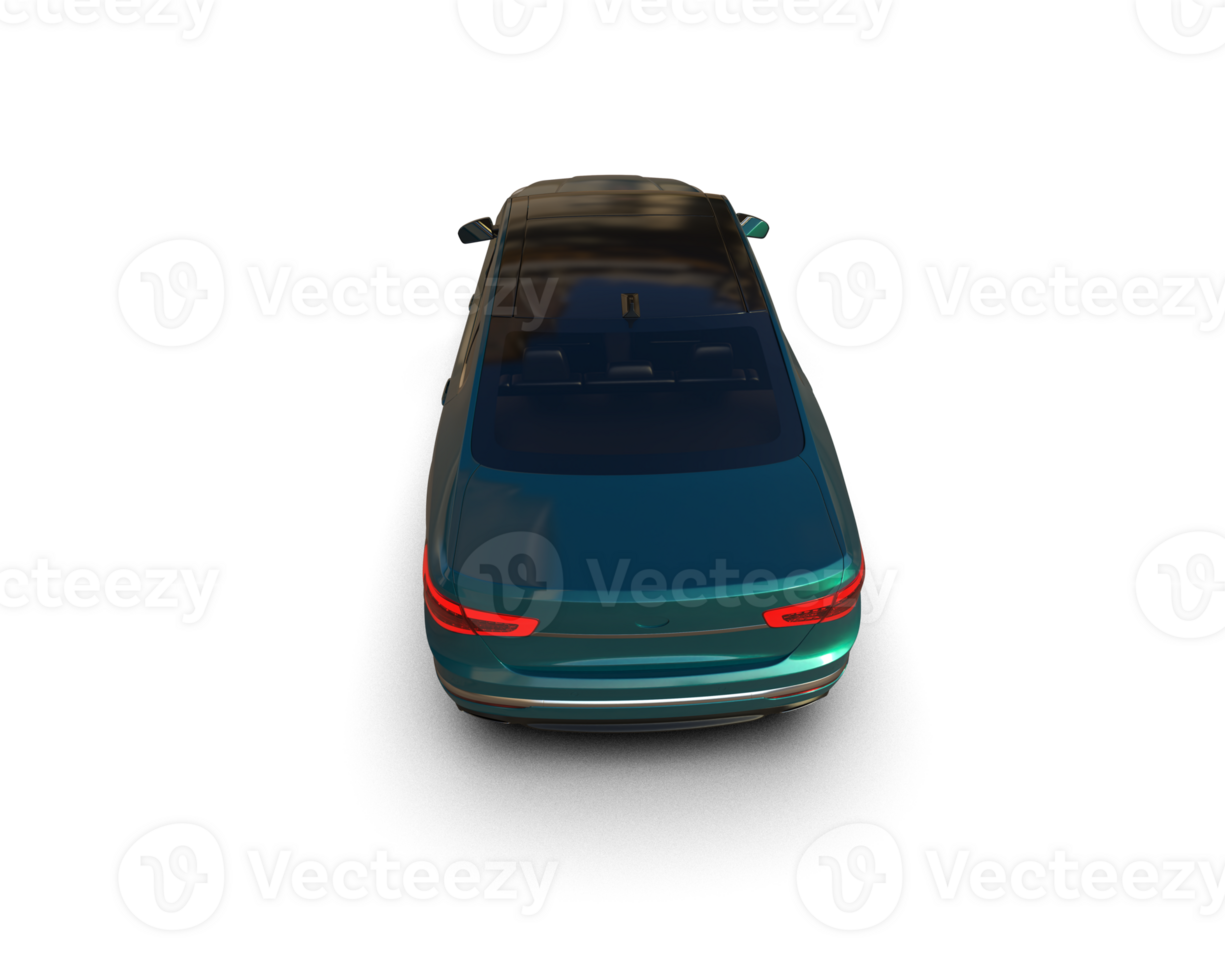 Modern car isolated on background. 3d rendering - illustration png