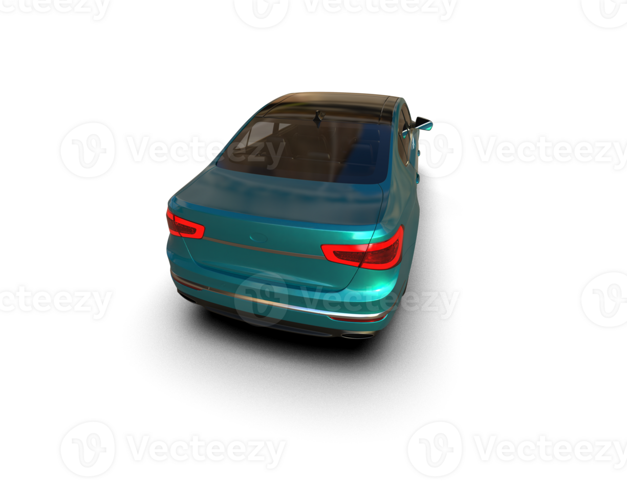 Modern car isolated on background. 3d rendering - illustration png
