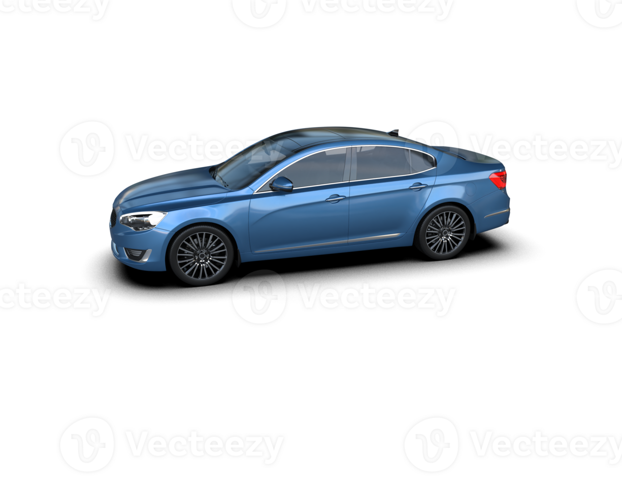 Modern car isolated on background. 3d rendering - illustration png