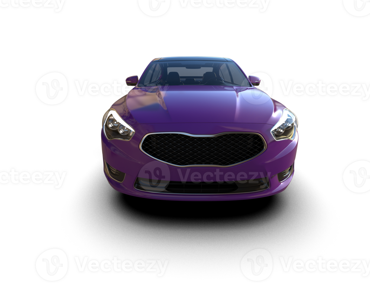 Modern car isolated on background. 3d rendering - illustration png