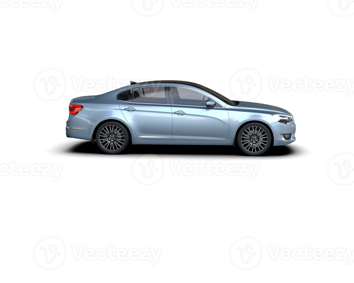 Modern car isolated on background. 3d rendering - illustration png