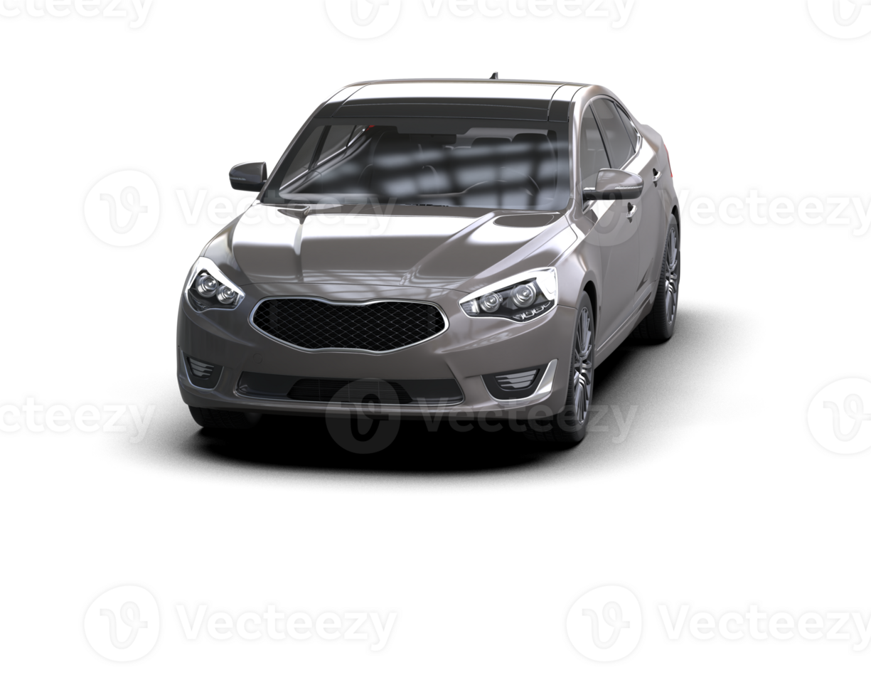 Modern car isolated on background. 3d rendering - illustration png