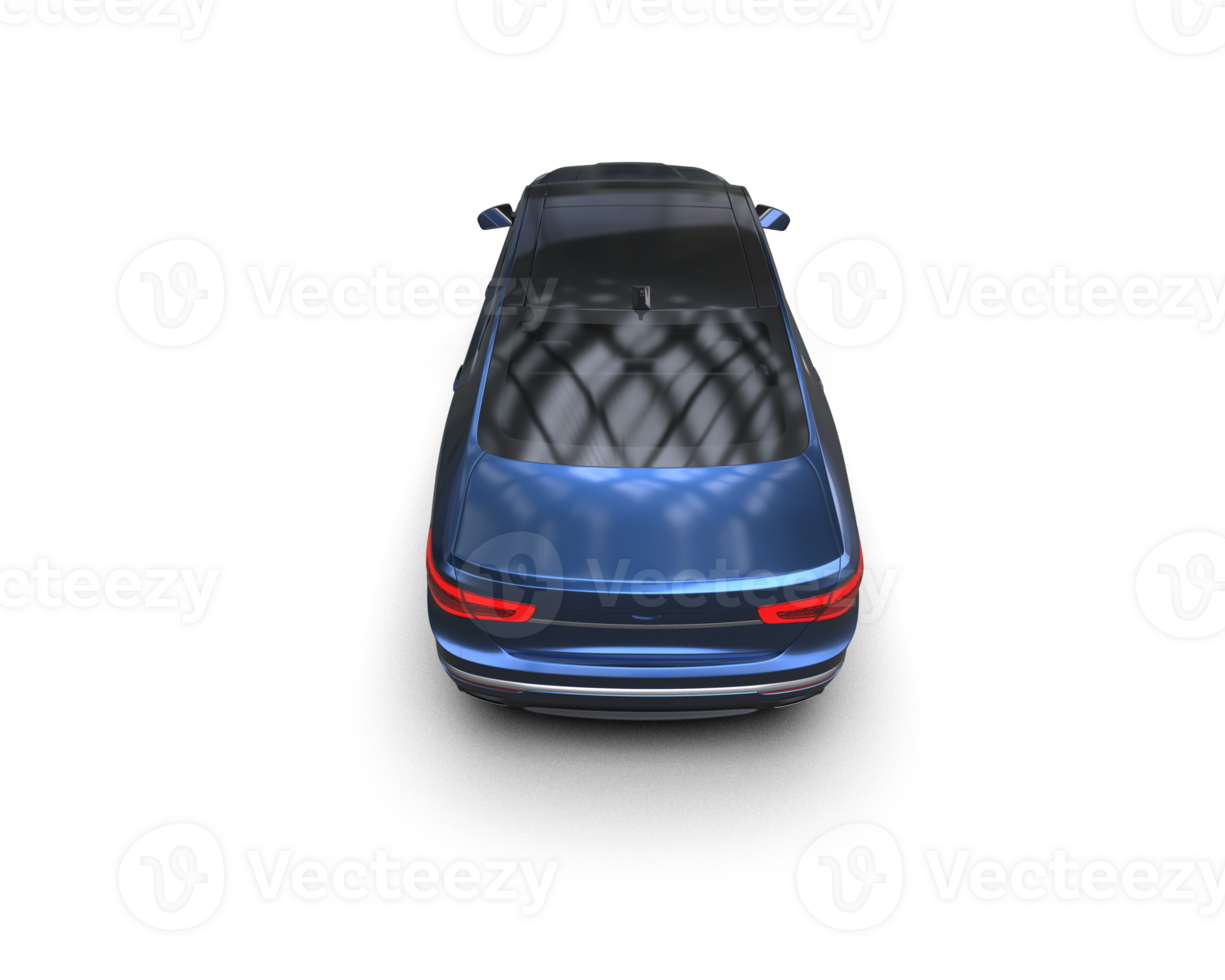 Modern car isolated on background. 3d rendering - illustration png