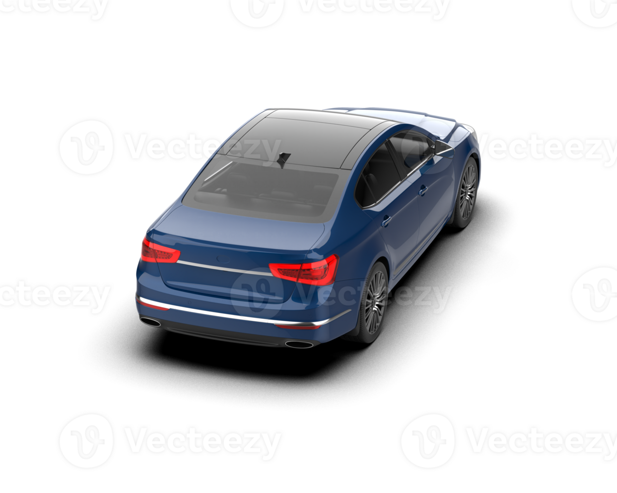 Modern car isolated on background. 3d rendering - illustration png