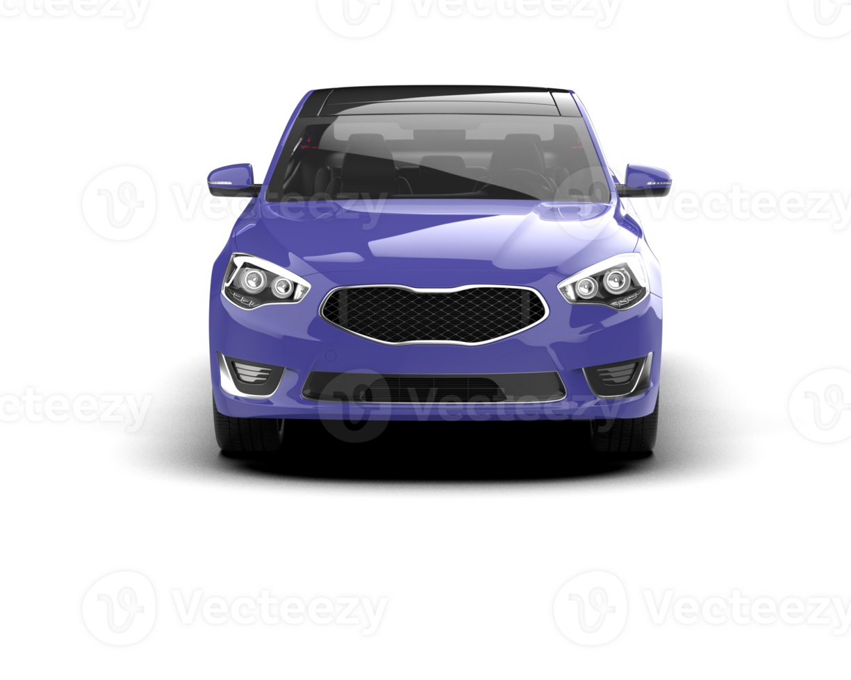 Modern car isolated on background. 3d rendering - illustration png