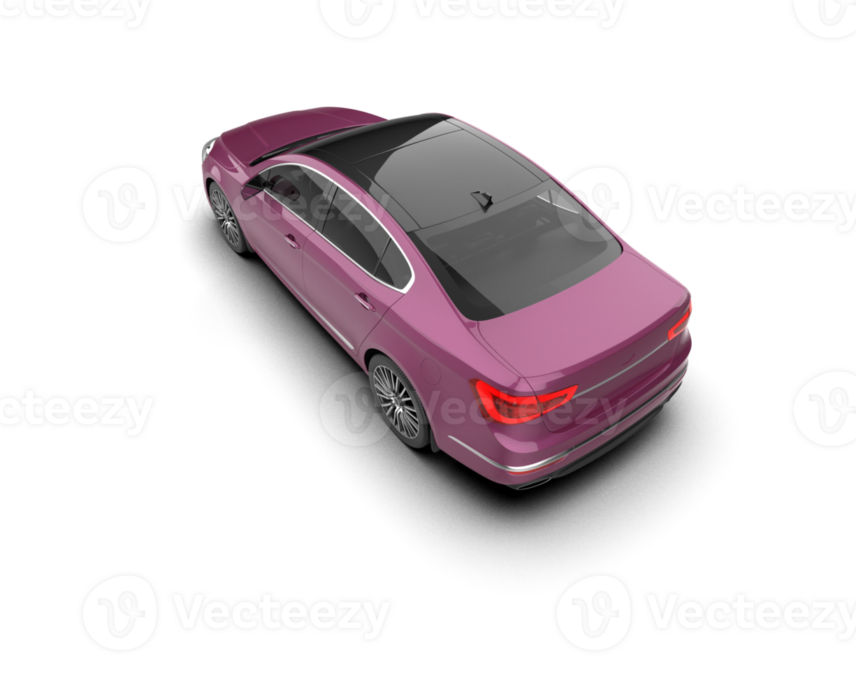 Modern car isolated on background. 3d rendering - illustration png