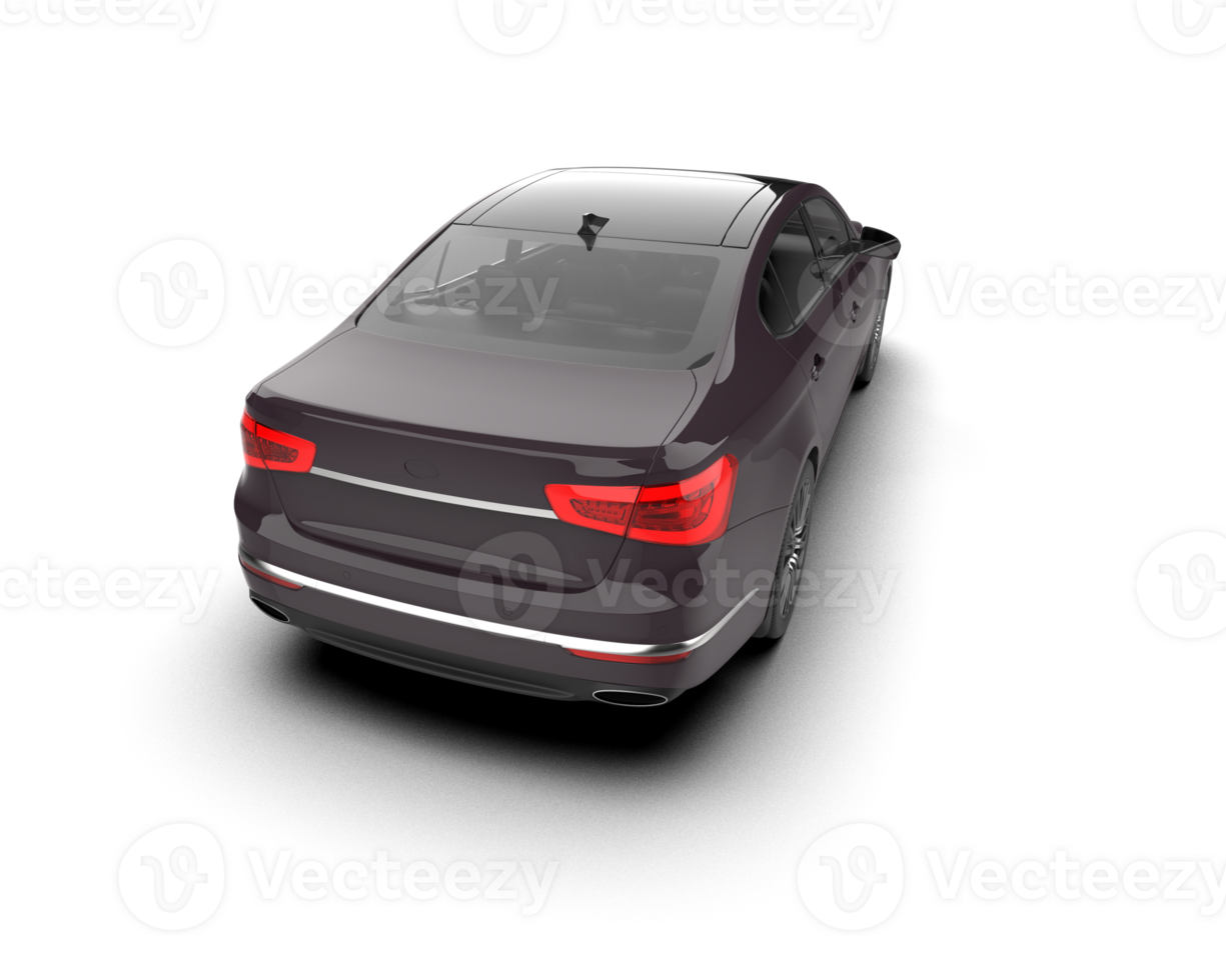 Modern car isolated on background. 3d rendering - illustration png