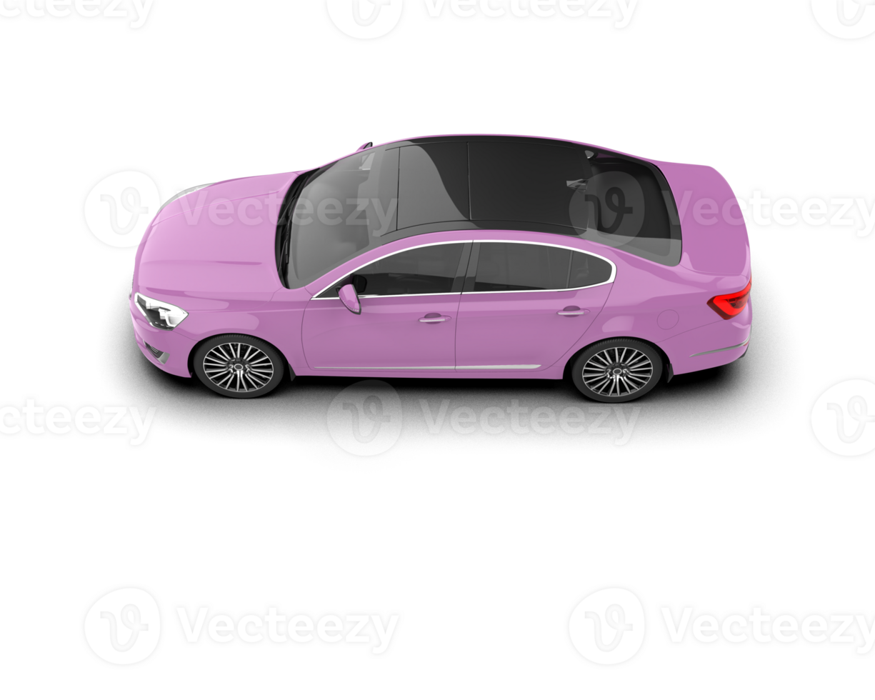 Modern car isolated on background. 3d rendering - illustration png