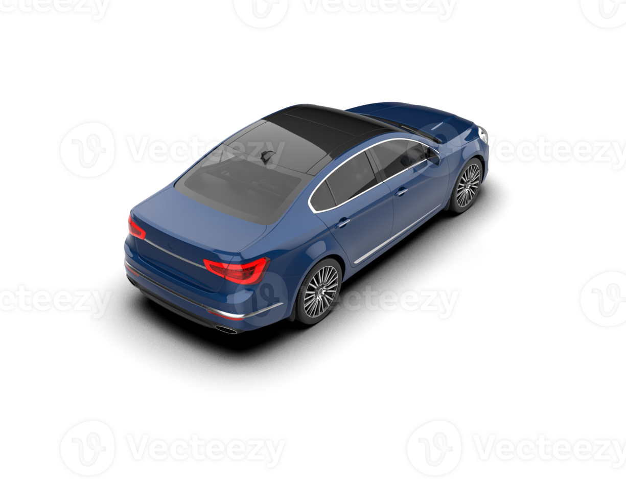 Modern car isolated on background. 3d rendering - illustration png