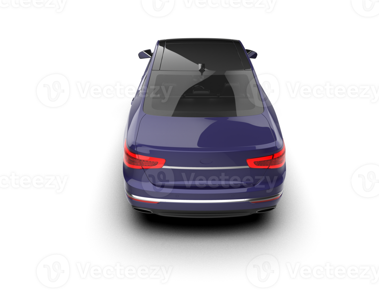 Modern car isolated on background. 3d rendering - illustration png