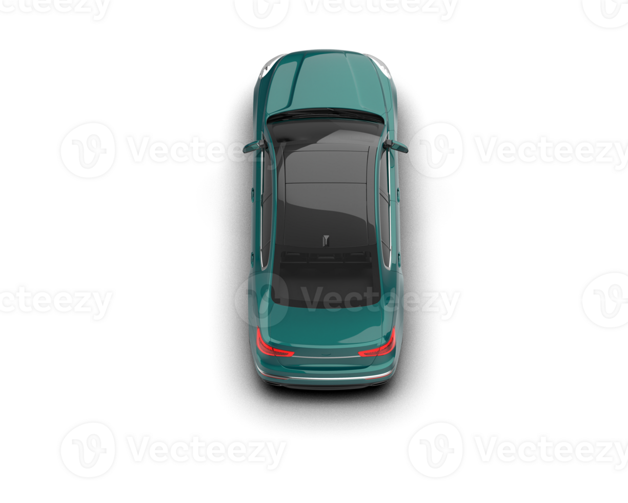 Modern car isolated on background. 3d rendering - illustration png