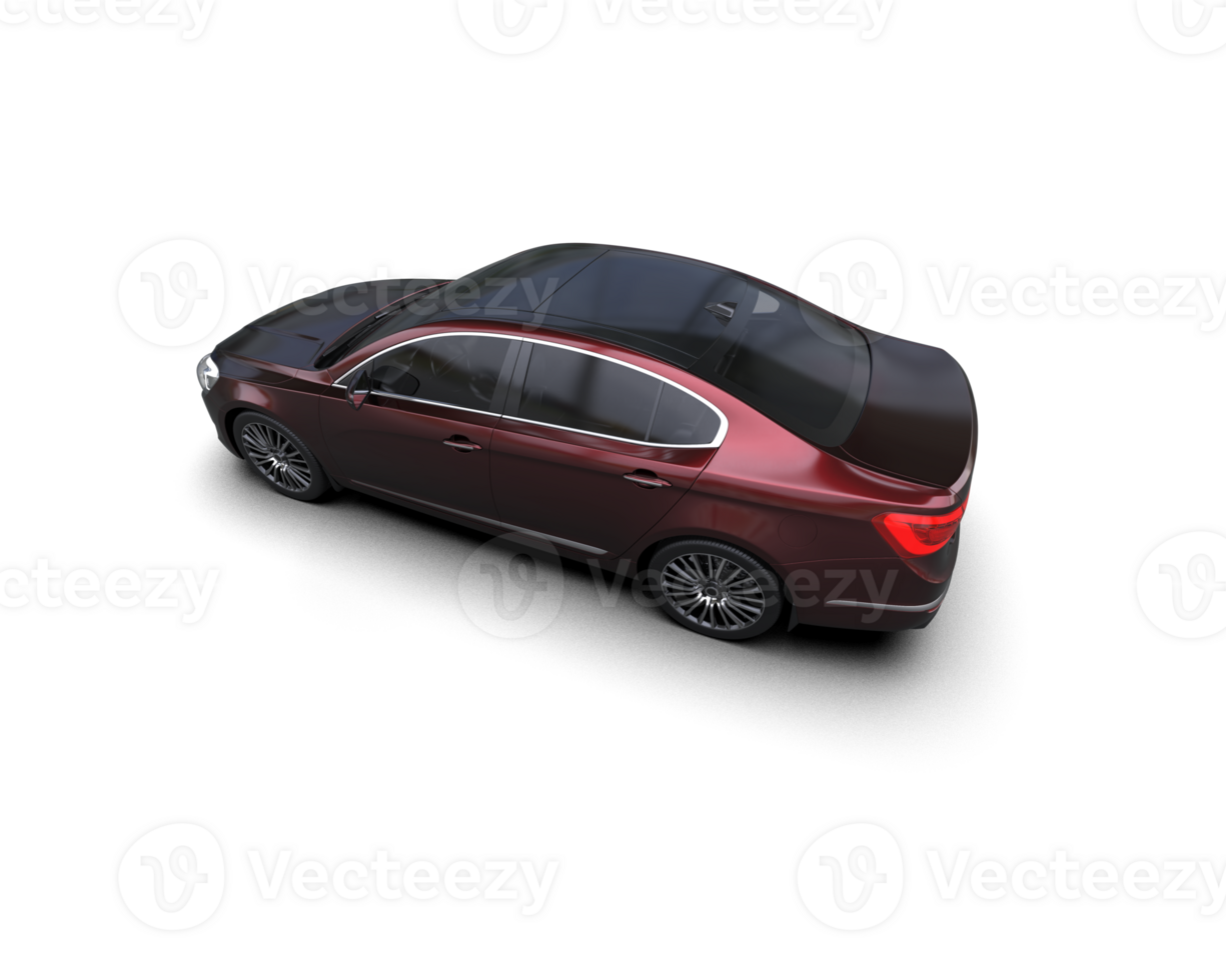 Modern car isolated on background. 3d rendering - illustration png