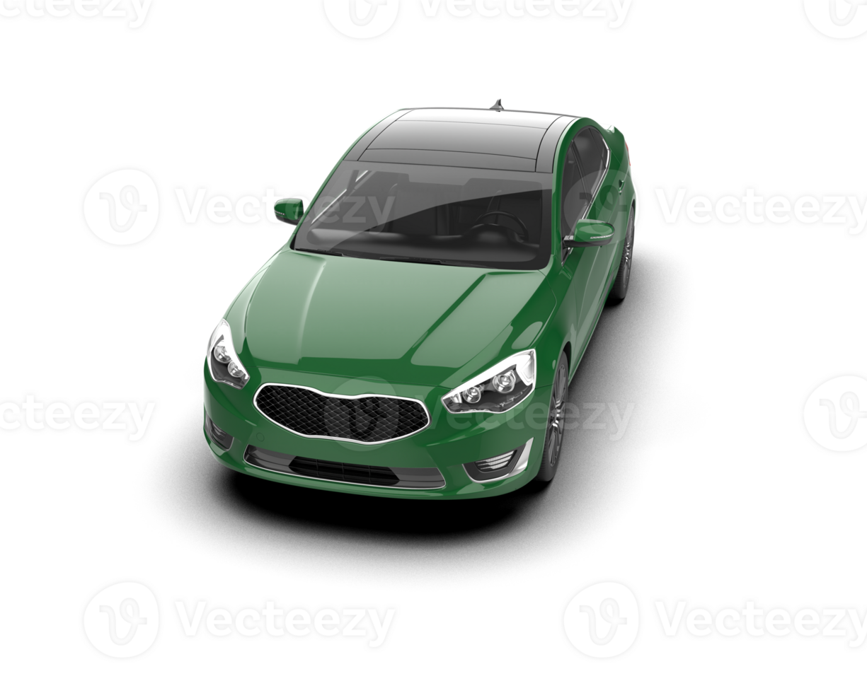 Modern car isolated on background. 3d rendering - illustration png
