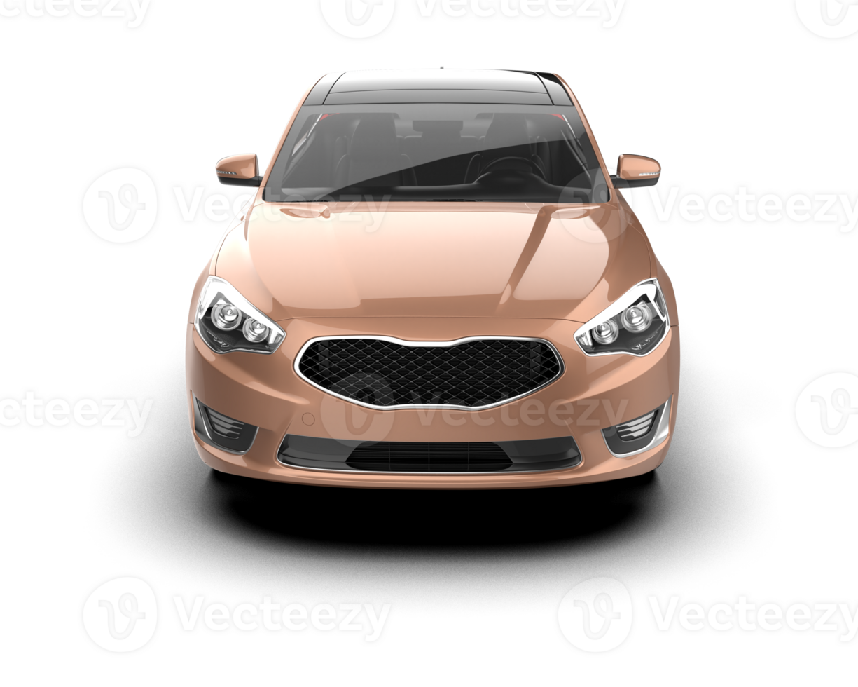 Modern car isolated on background. 3d rendering - illustration png