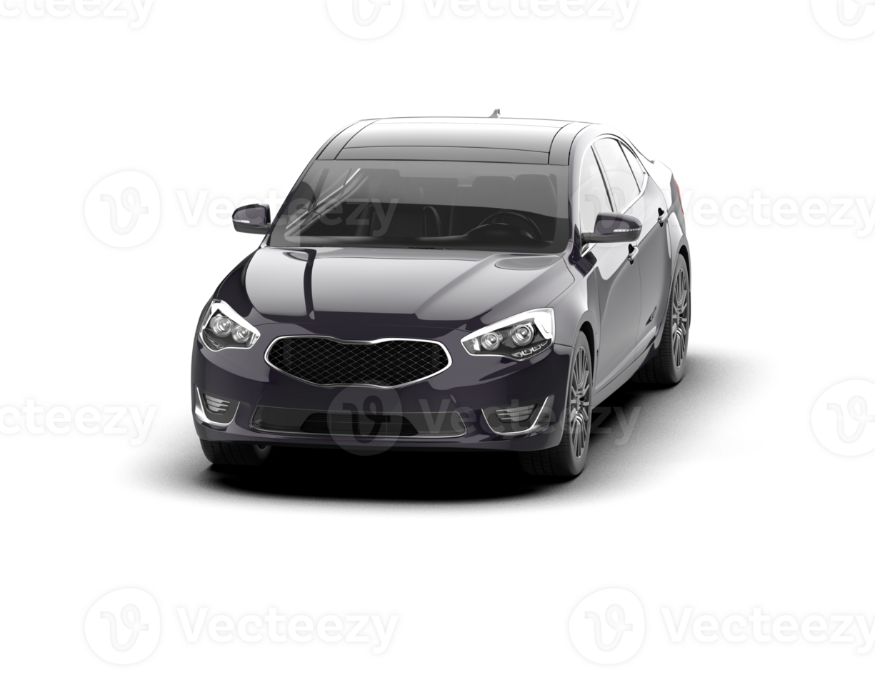 Modern car isolated on background. 3d rendering - illustration png