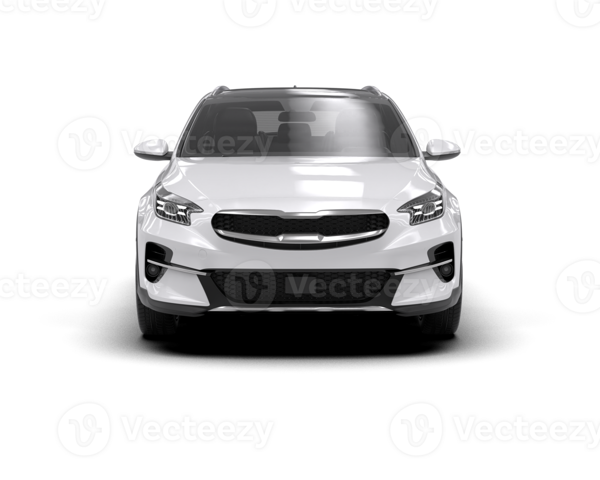 Modern car isolated on background. 3d rendering - illustration png