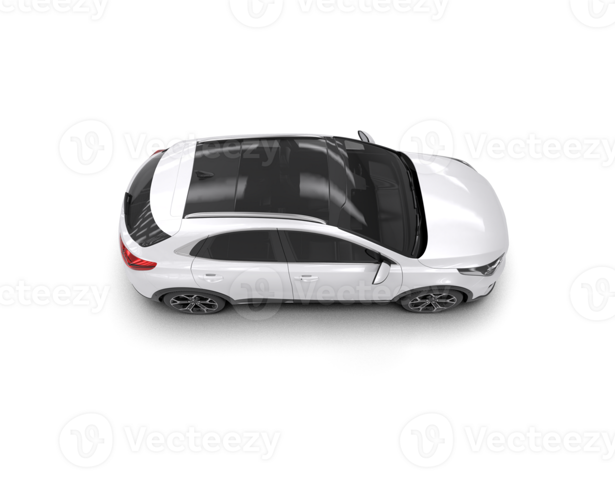 Modern car isolated on background. 3d rendering - illustration png