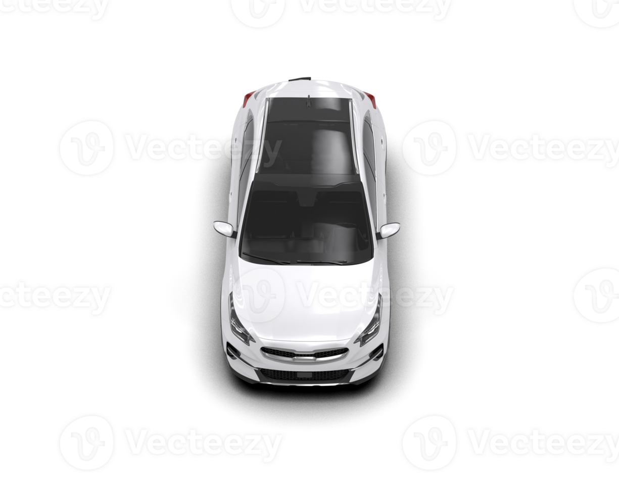 Modern car isolated on background. 3d rendering - illustration png