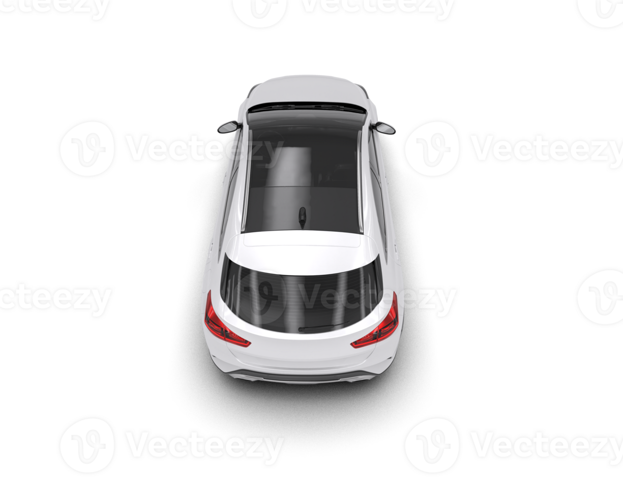 Modern car isolated on background. 3d rendering - illustration png