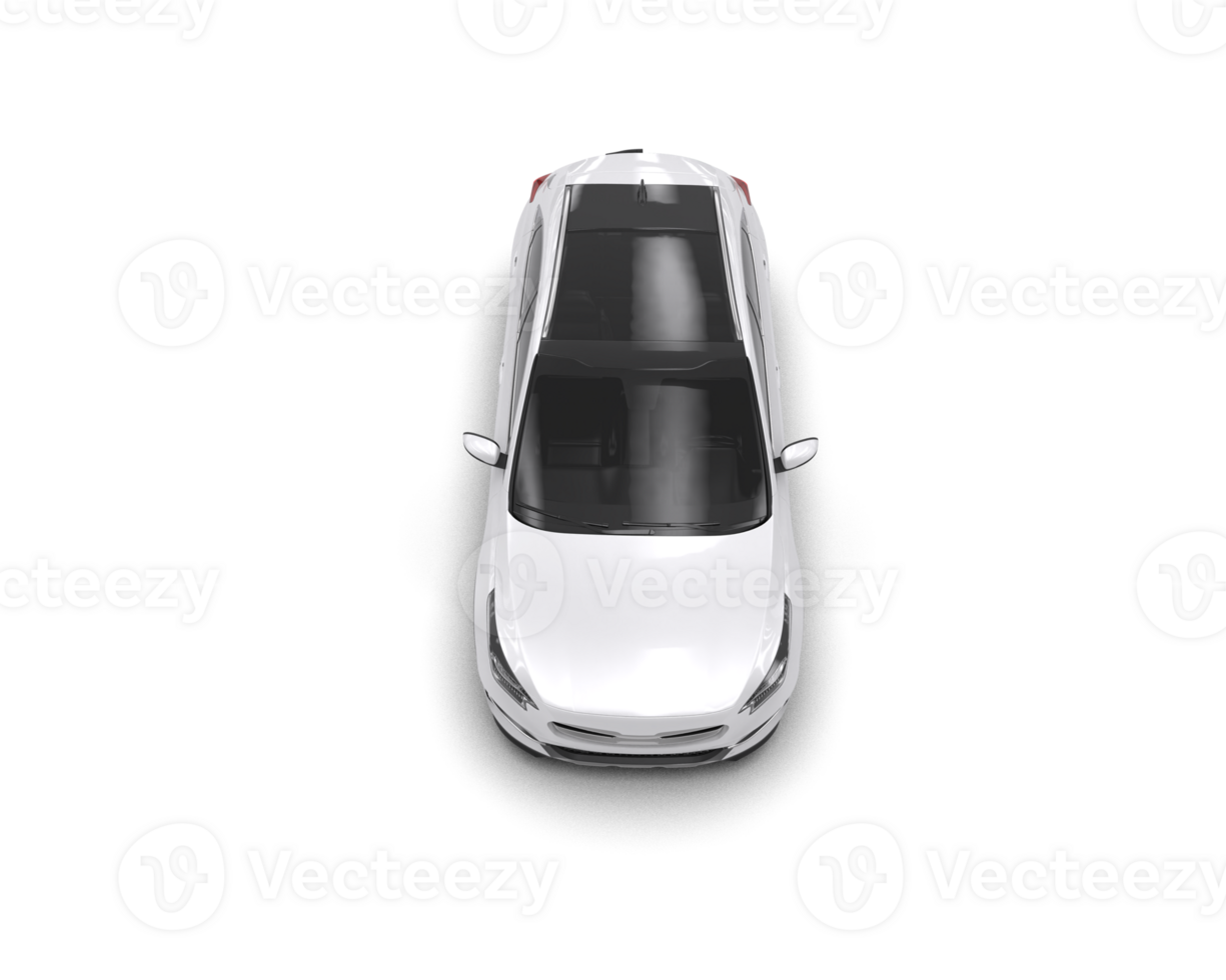 Modern car isolated on background. 3d rendering - illustration png