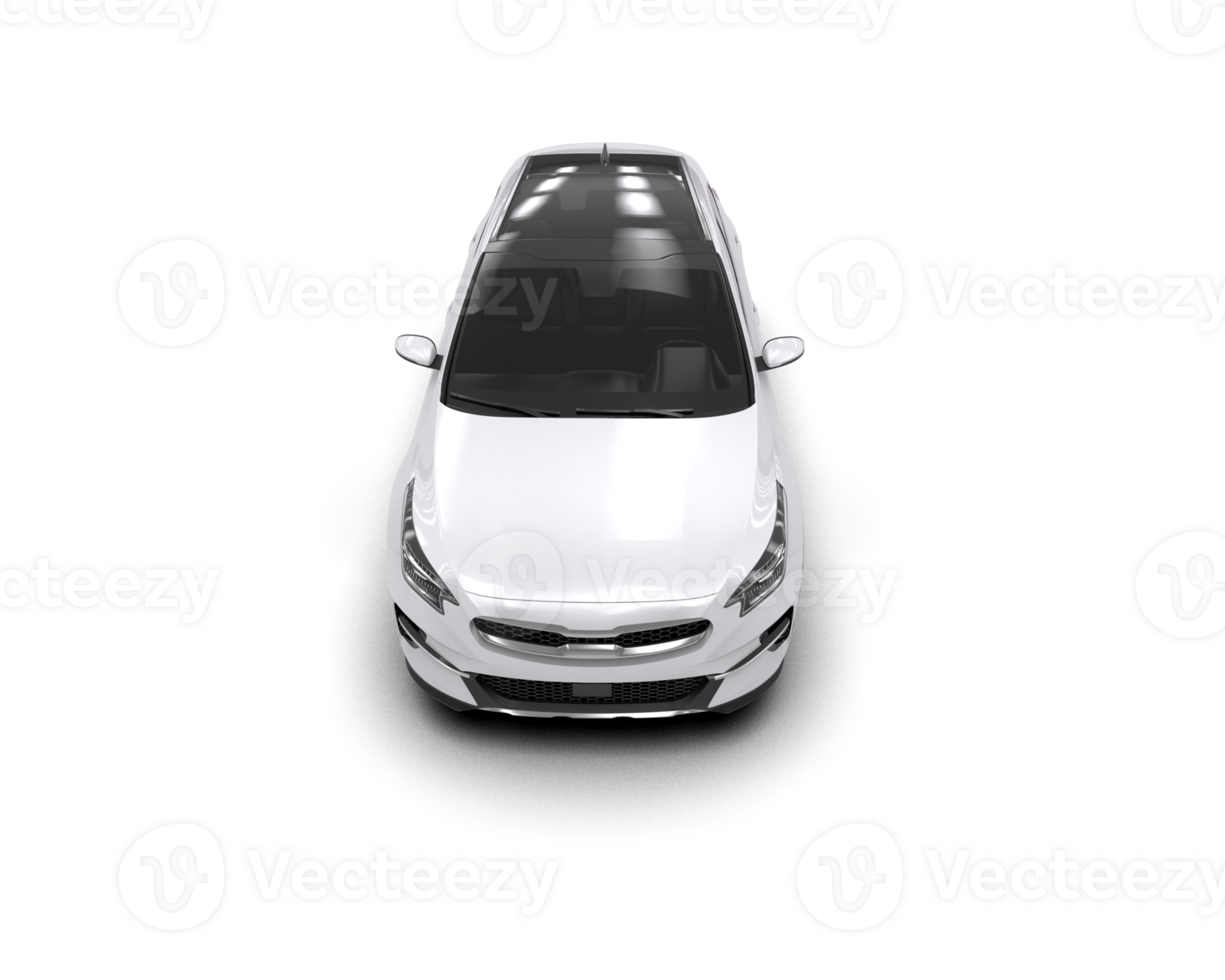 Modern car isolated on background. 3d rendering - illustration png
