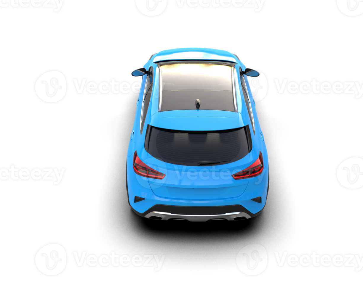 Modern car isolated on background. 3d rendering - illustration png