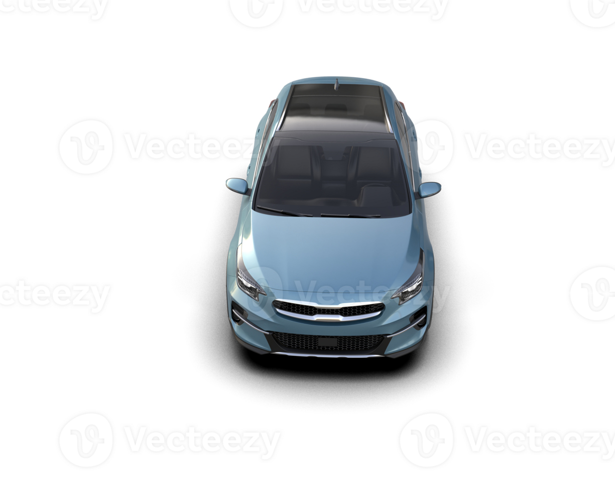 Modern car isolated on background. 3d rendering - illustration png