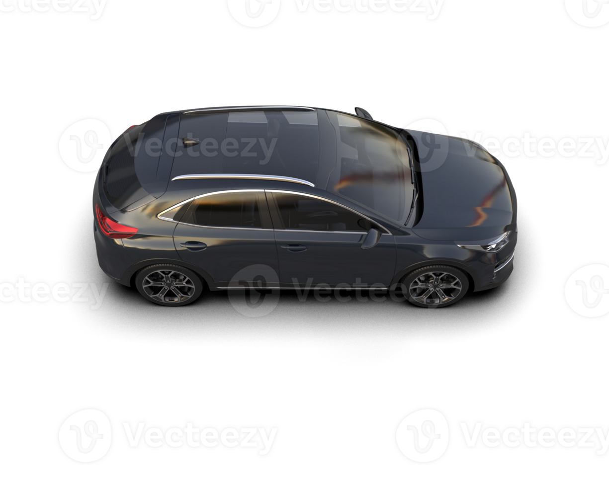 Modern car isolated on background. 3d rendering - illustration png