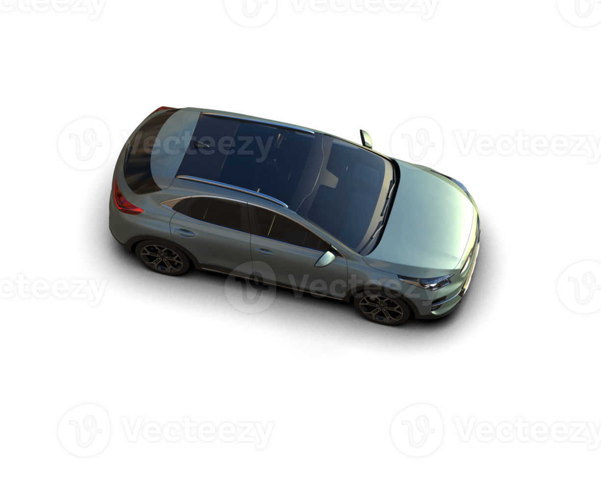 Modern car isolated on background. 3d rendering - illustration png