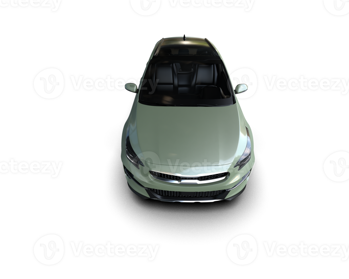 Modern car isolated on background. 3d rendering - illustration png