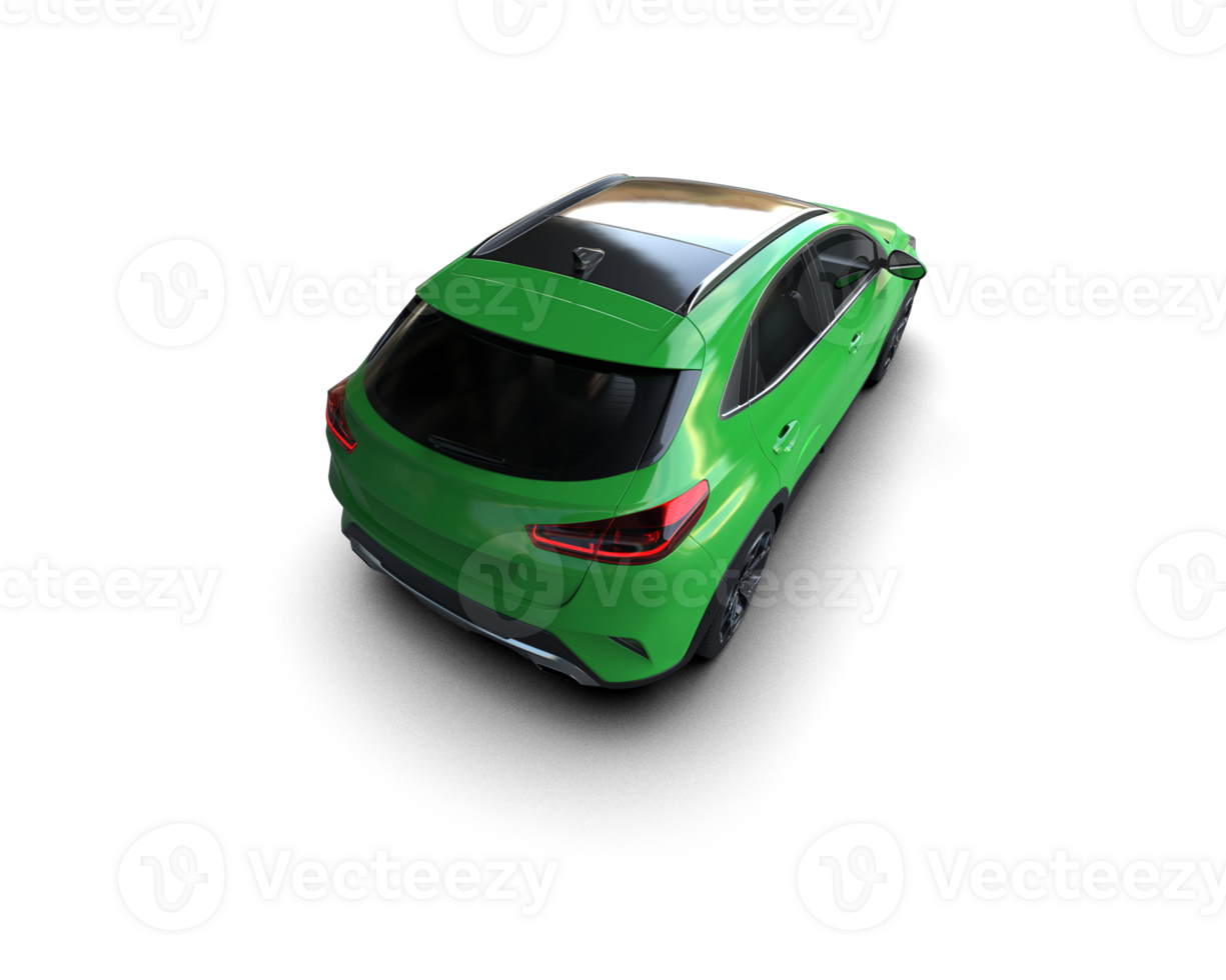 Modern car isolated on background. 3d rendering - illustration png