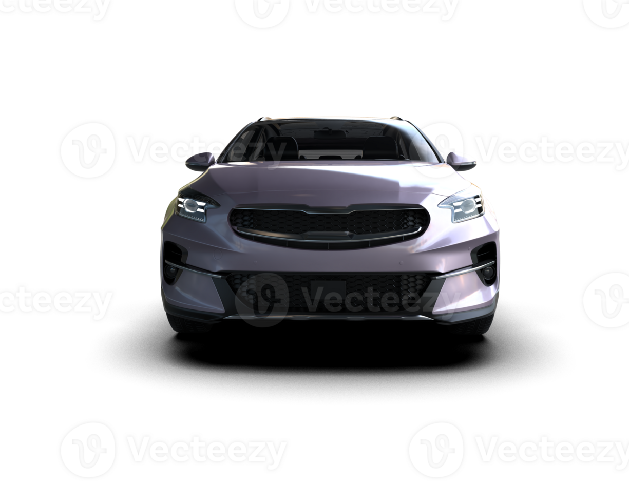 Modern car isolated on background. 3d rendering - illustration png