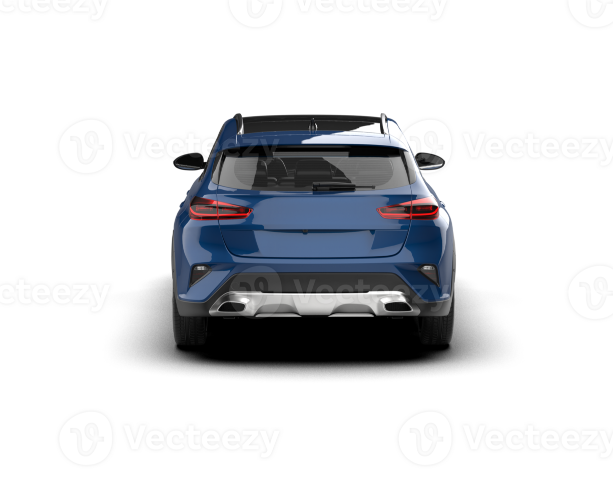 Modern car isolated on background. 3d rendering - illustration png