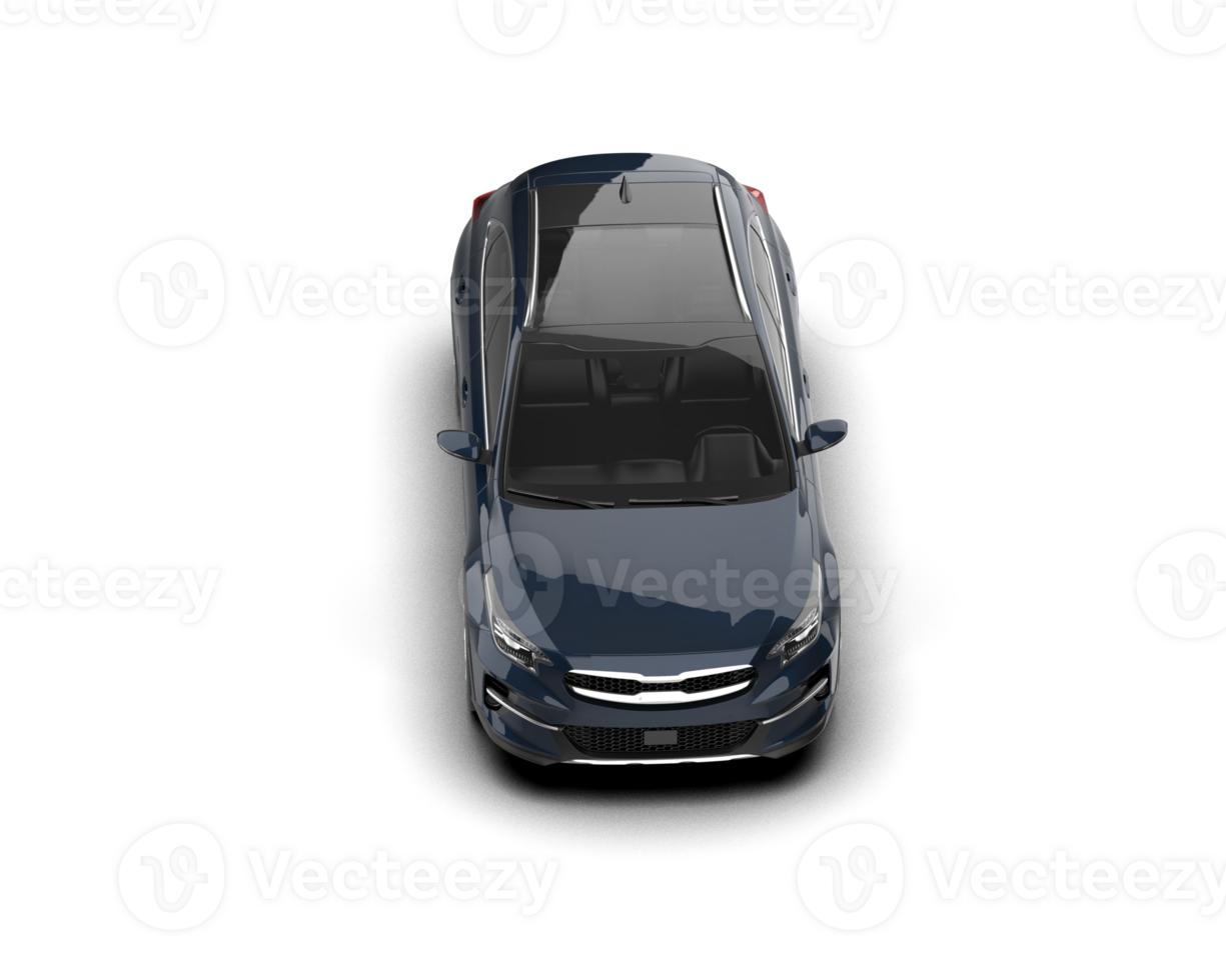 Modern car isolated on background. 3d rendering - illustration png