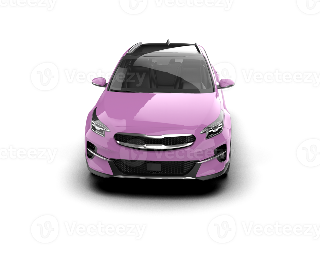 Modern car isolated on background. 3d rendering - illustration png