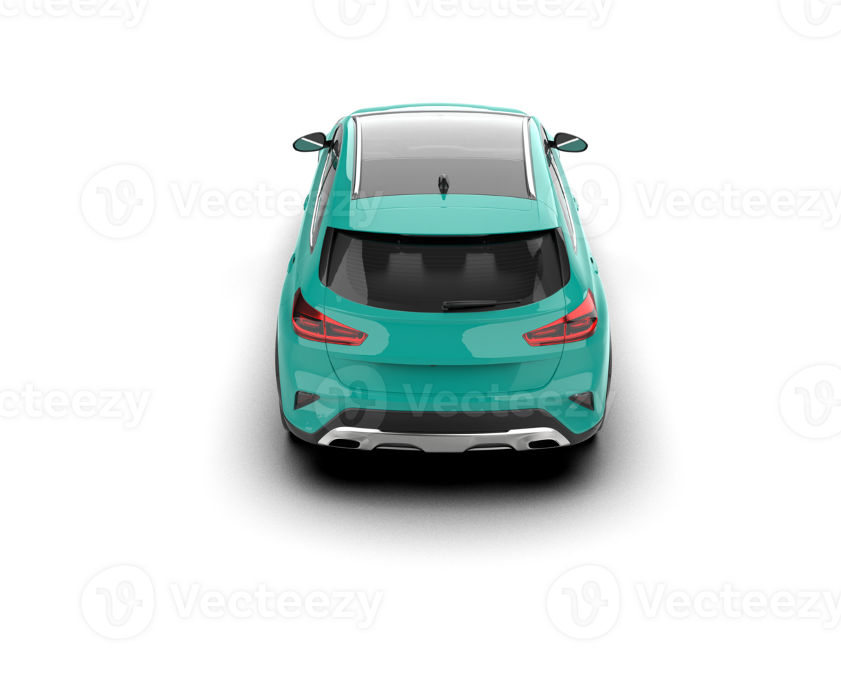 Modern car isolated on background. 3d rendering - illustration png