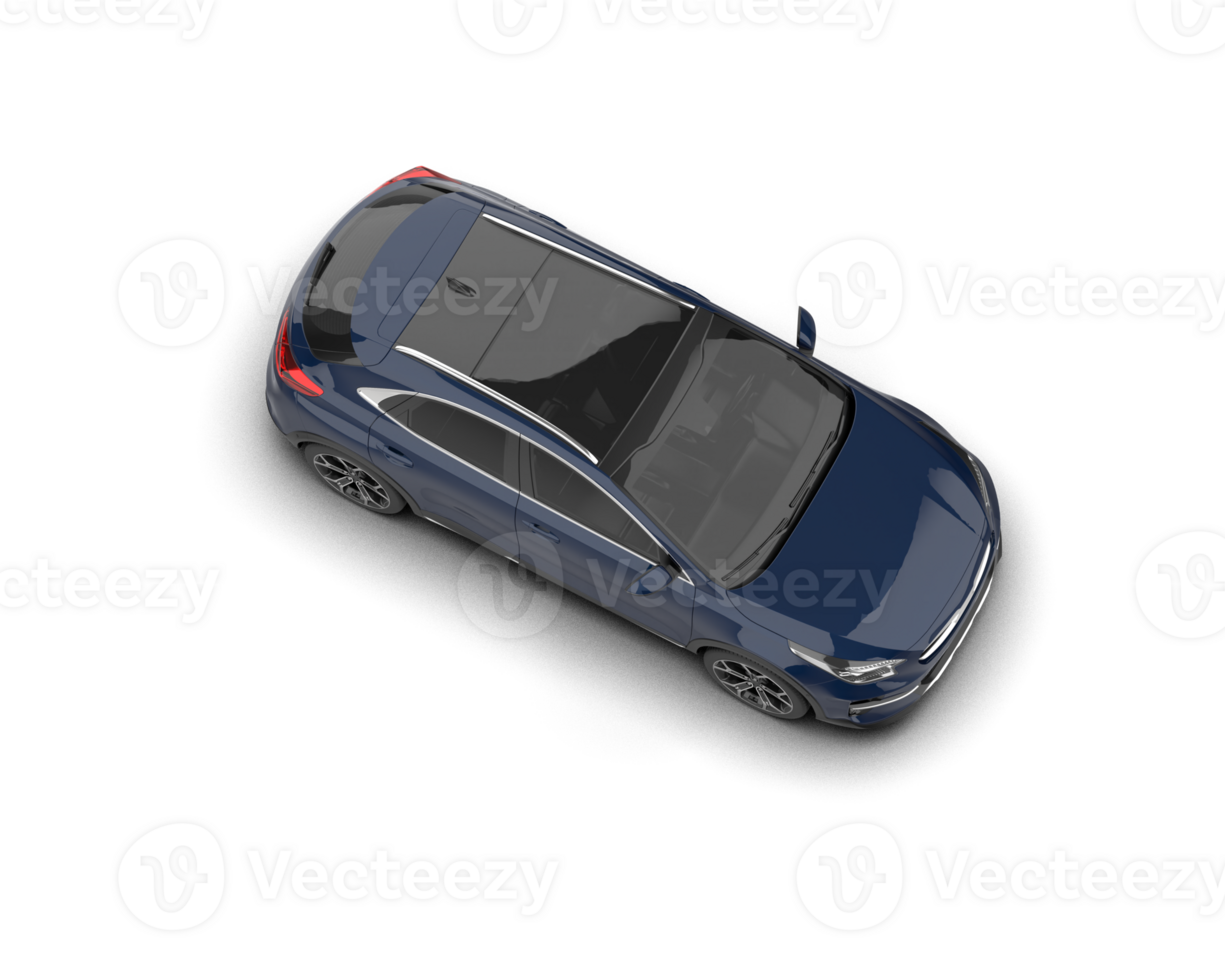 Modern car isolated on background. 3d rendering - illustration png